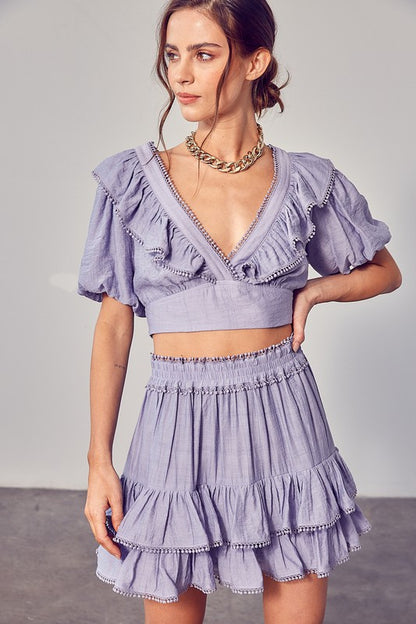 DO + BE Collection Women's Shirt (Y21514 / Lavender)