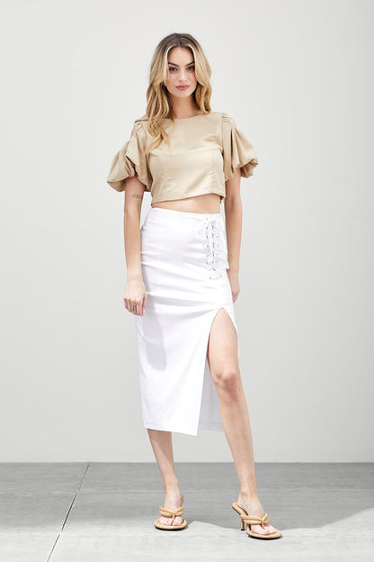 Camisa de mujer Colección DO + BE (Y21899 / Beige dorado)