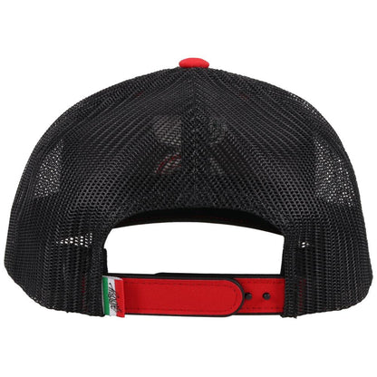 Hooey Men's "Boquillas" Red/Black Snapback (2118T-RDBK)