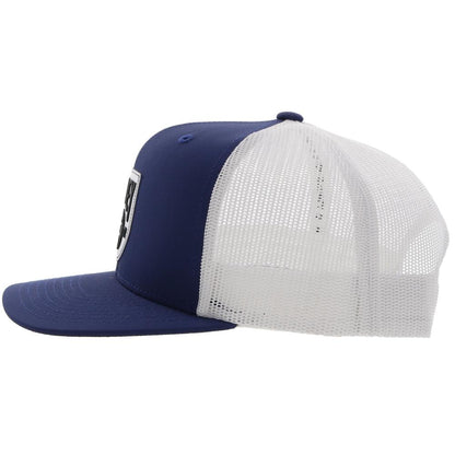 Hooey Youth "Bronx" Navy/White Snapback (2203T-NVWH-Y)