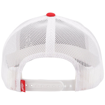 Hooey Men's "Hog" Red/White Snapback (3029T-RDWH)