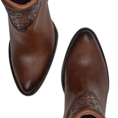 Botines de Mujer Cuadra 3F04NA/CU207 (Natura Miel)