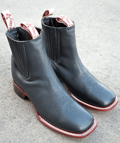 Botín Charro El Canelo Fronterizo (044240 / Ikon / Negro) SQUARE