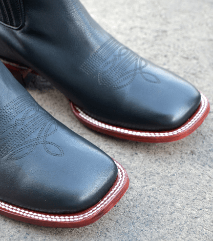 Botín Charro El Canelo Fronterizo (044240 / Ikon / Negro) SQUARE