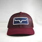 Kimes Ranch All Mesh Trucker Snapback (Burgundy)