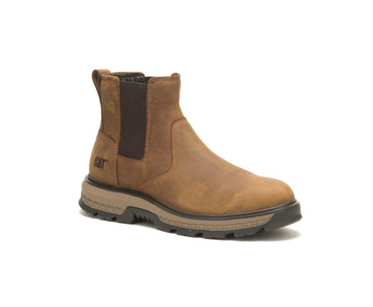 Caterpillar Men's Exposition Chelsea Alloy Toe Work Boot (P91369 - Pyramid - Alloy Toe)