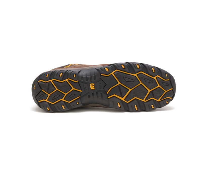 Caterpillar Men's Argon Composite Toe Work Shoe (P89957 - Dark Brown)
