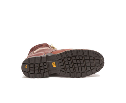 Bota de trabajo Caterpillar Paisley de 6" para mujer (P51001 - Tawny - Punta blanda)