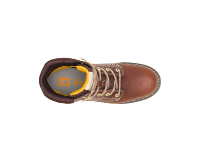 Bota de trabajo Caterpillar Paisley de 6" para mujer (P51001 - Tawny - Punta blanda)