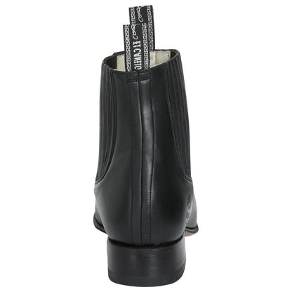 Botín Charro El Canelo 232 (Piel / Negro)