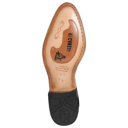 Botín Charro El Canelo 232 (Piel / Negro)