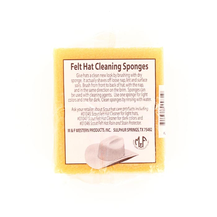 M&F Western Products Felt Hat Cleaning Sponges (01032)