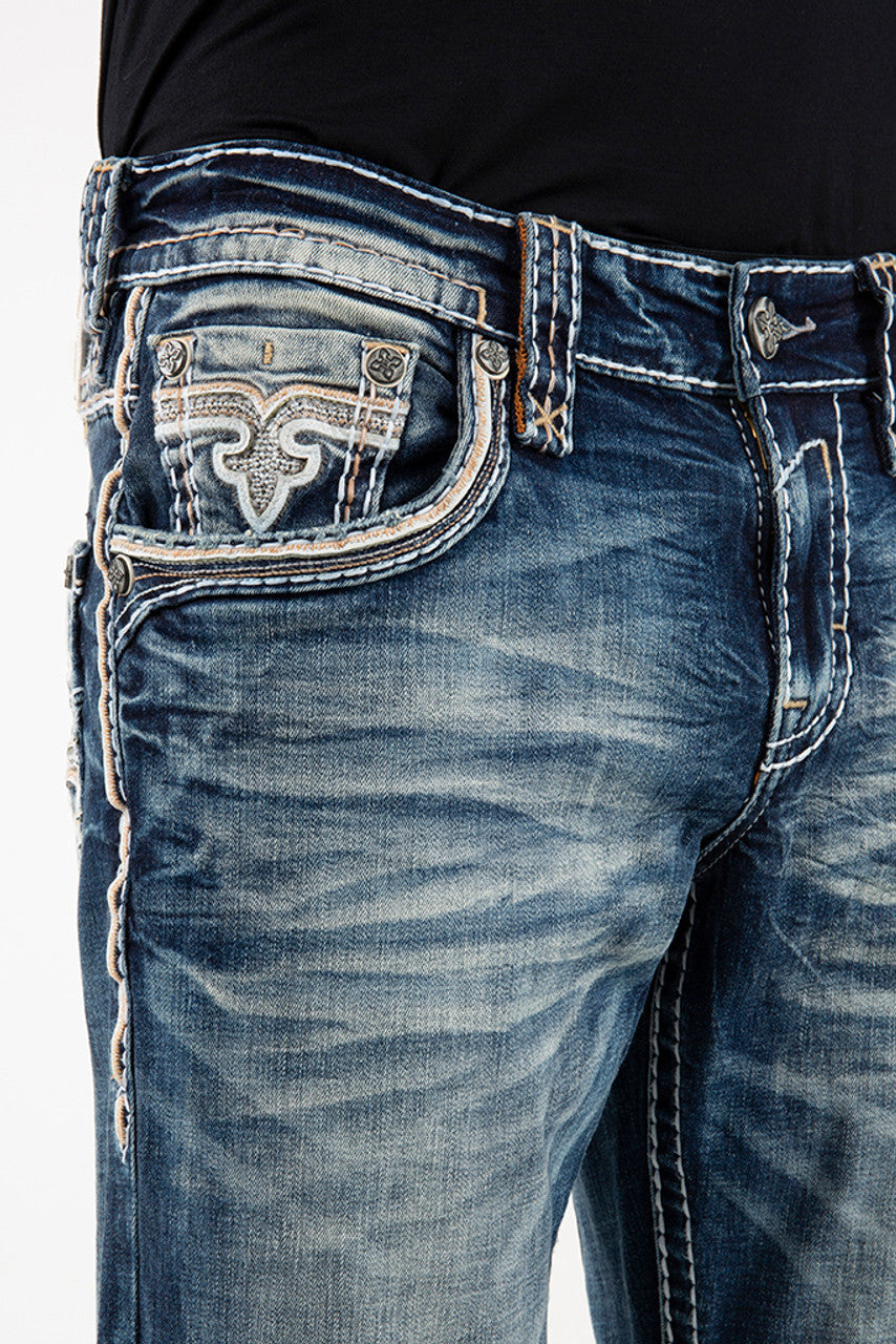 Rock Revival Men's Quency J210 Straight Jeans