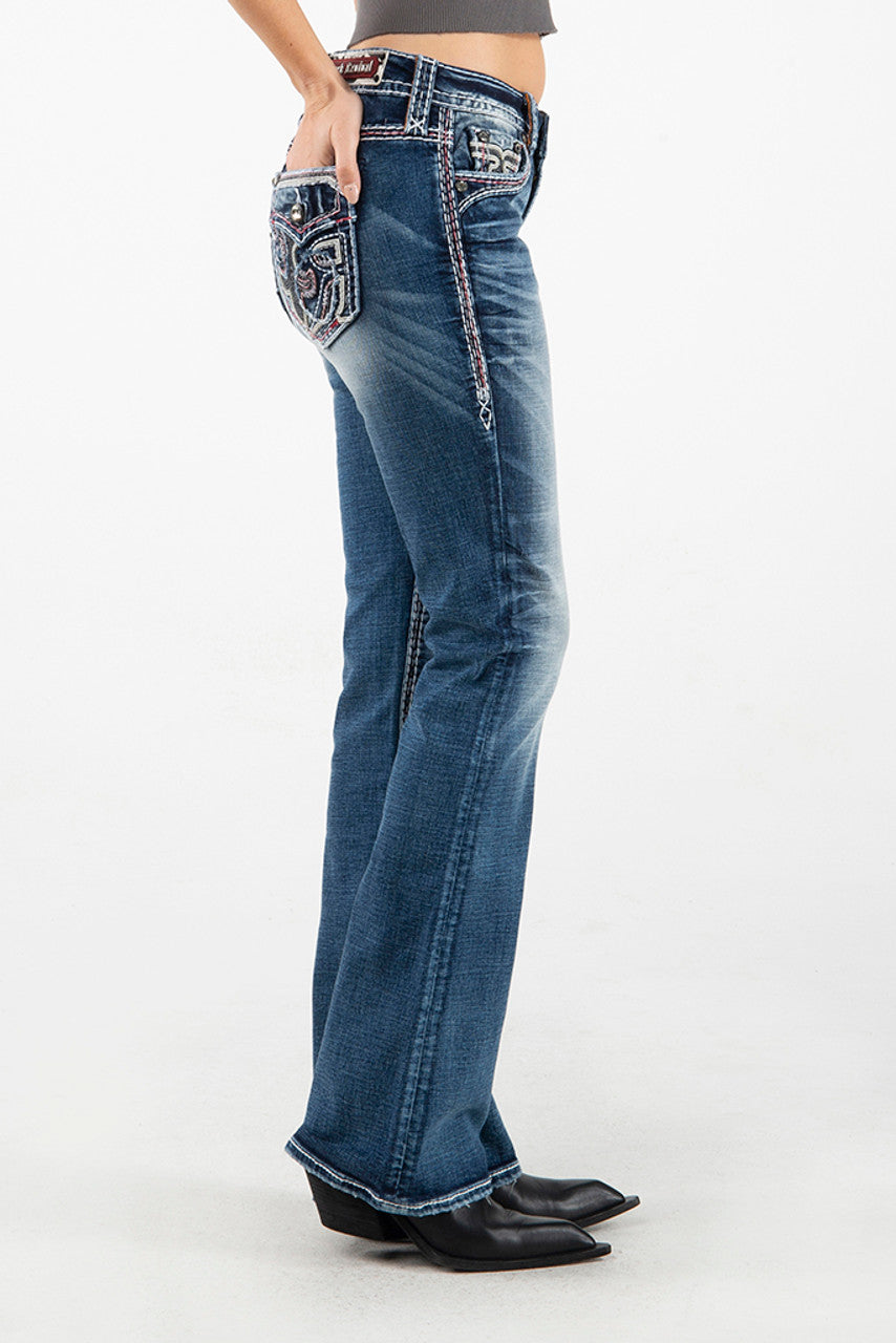 Rock Revival Women's Laran B202 Boot Cut Jeans