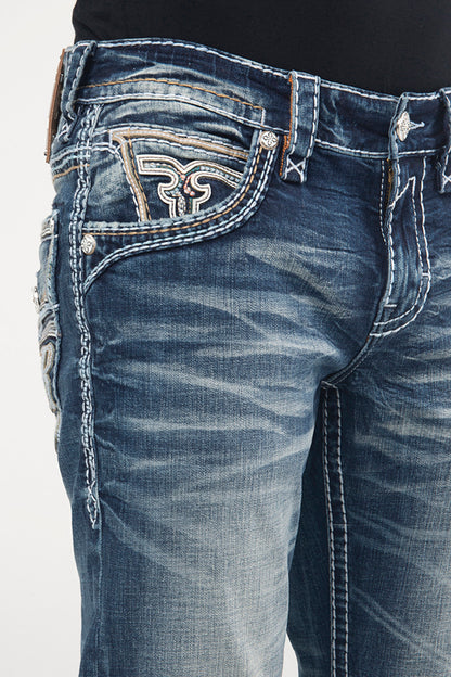 Rock Revival Men's Ermias J202R Straight Jeans (RP3736J202R)