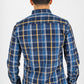 Platini Men's Modern Fit Plaid Shirt (WSL7867 - Navy Blue)