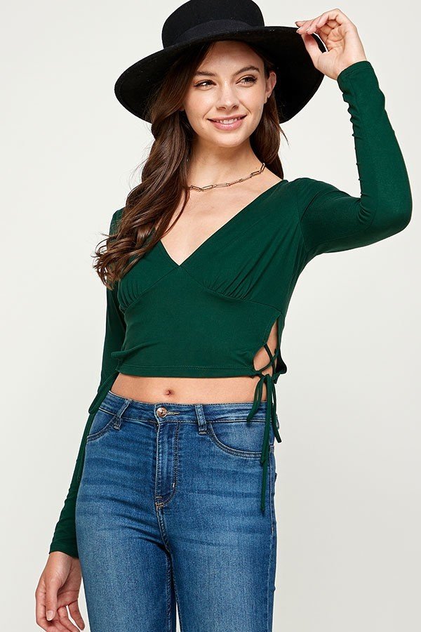 Melon Fashion Women's Shirt (WT2480 / Hunter Green)