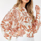 Caribbean Queen Women's Shirt (10257TW / Cream/Orange)