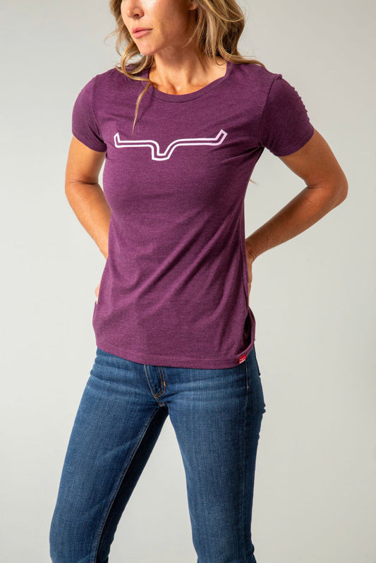 Kimes Ranch Ladies Outlier T-Shirt (Vintage Purple)