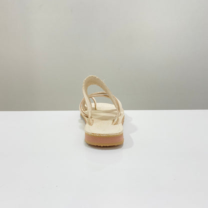 Zapato Huarache Hecho a Mano (Anillo Cruzado / Natural)