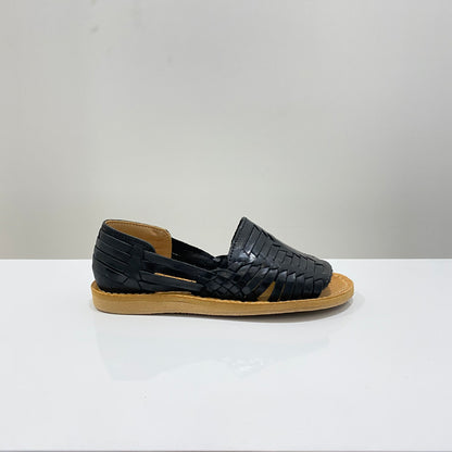 Zapato Huarache Hecho a Mano (Acapulco / Negro)