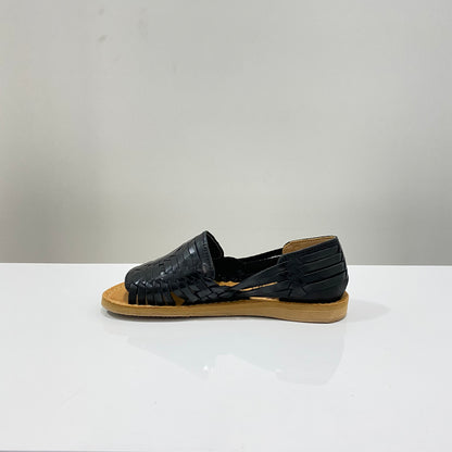 Zapato Huarache Hecho a Mano (Acapulco / Negro)