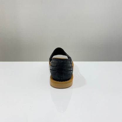 Zapato Huarache Hecho a Mano (Acapulco / Negro)