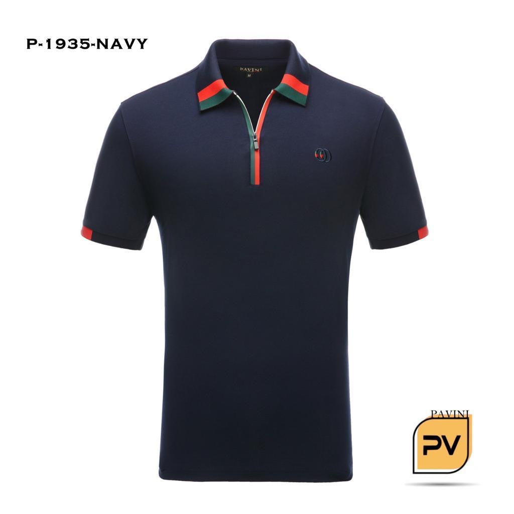 Pavini Men's Polo Shirt (P-1935-NAVY)
